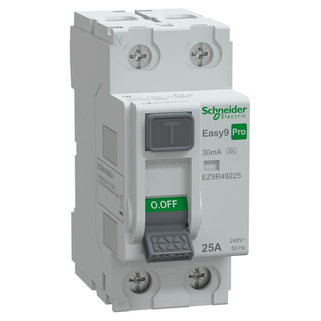 Wyłącznik różnicowoprądowy Easy9 PRO 2P 25A 30mA Typ A EZ9R49225 Schneider