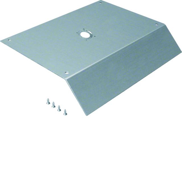 tehalit.AK Pokrywa kanału napodł GBZ fi50 1-str skos dł 400mm 250x70mm stal AKM250050GBZ HAGER
