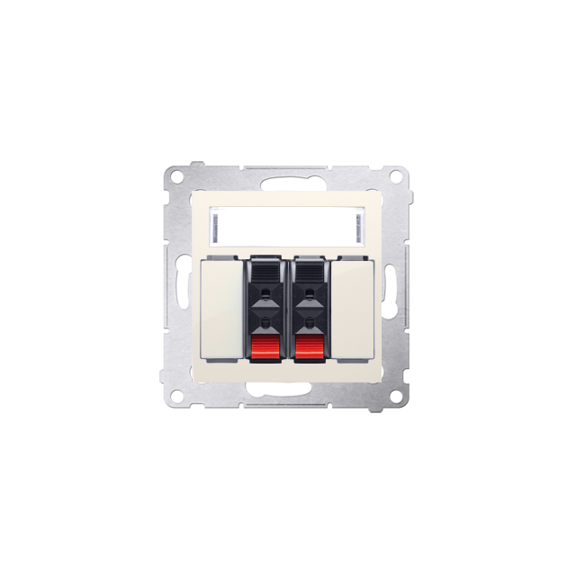 Simon 54 Gniazdo głośnikowe podw