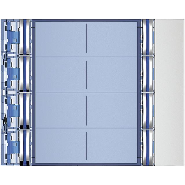 Sfera: Plakietka Modułu Z 2x4 Przyciskami - 2x4 Przyciski - Aluminium 352181 LEGRAND