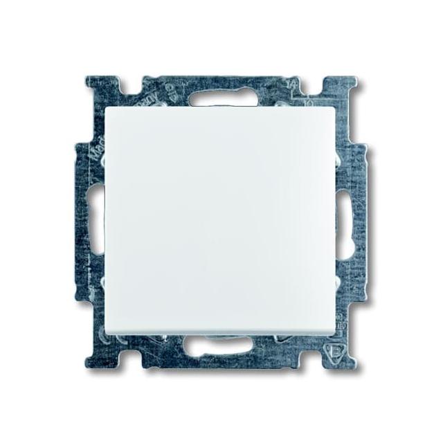 BASIC55 Wyłącznik z klawiszem schodowy  biały alpejski