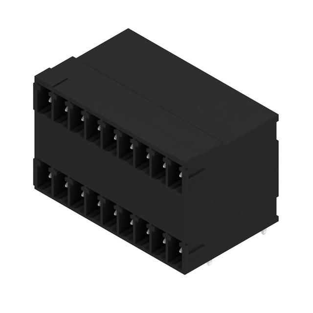 SCD-THR 3.81/18/90G 3.2SN BK BX Wtyki PCB (złącza płyty), 3.81 mm, Liczba biegunów: 18, kąt odejścia: 90° /50szt./ 1973800000 WEIDMÜLLER