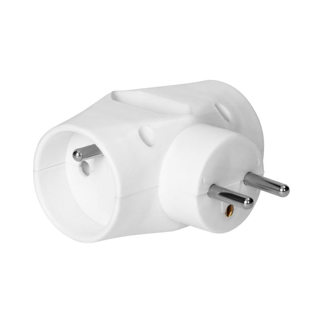 Rozgałęźnik 2x2P+Z 1x2P/II biały OR-AE-13221 ORNO