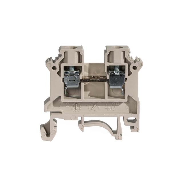 ZSG1-4.0Ns ,  Złączka szynowa gwintowa, seria NOWA, 4,0 mm2, TS 32,35, 1 tor, szary