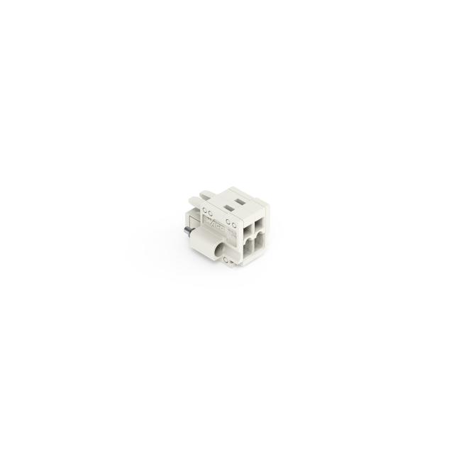 Gniazdo MCS‑MINI Classic 2‑biegunowe jasnoszare raster 3,5mm 734‑102/107‑000 /100szt./ WAGO