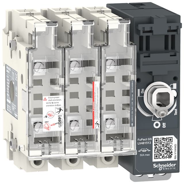 Rozłącznik bezpiecznikowy, FuPacT, 50A, 3P, NFC 14*51