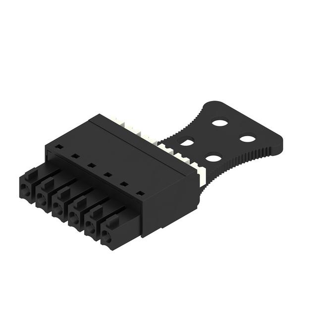 BCF 3.81/06/180ZE SN BK BX Wtyk PCB (złącze wiązki), listwa z gniazdami, 3.81 mm, Liczba biegunów: 6, PUSH IN, Złącze sprężynowe /50szt./ 1231690000 WEIDMÜLLER