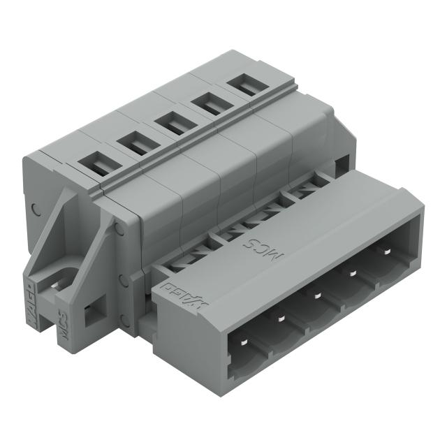 Wtyk MCS-MIDI Classic 5-biegunowy szary raster 5mm /50szt./ 231-605/019-000 WAGO