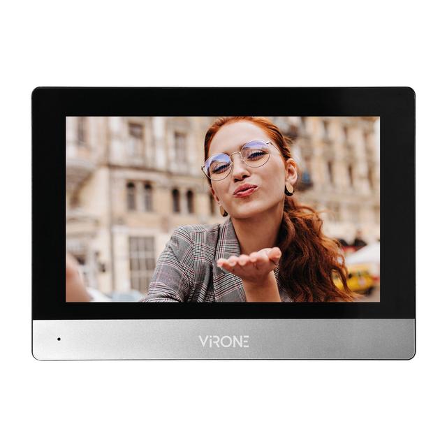 Wideo monitor bezsłuchawkowy, kolorowy, LCD 7'', dotykowy, z gniazdem na kartę pamięci, sterowanie br VDP-71PMV/B ORNO
