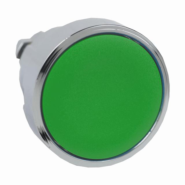 Harmony XB4 Przycisk płaski fi22 zielony z samopowrotem bez podświetlenia metalowy okrągły ZB4BA3TQ Schneider