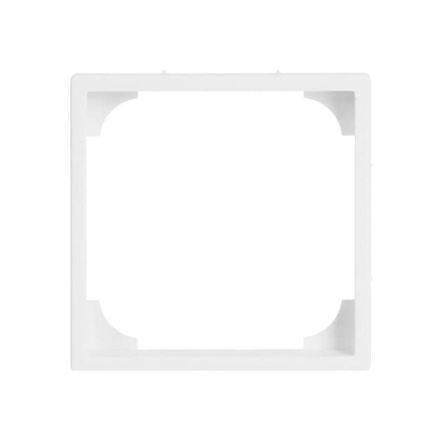 FUTURE Pierścień pośredni Do mocowania pokryw o wymiarach 55 x 55 mm biały studyjny