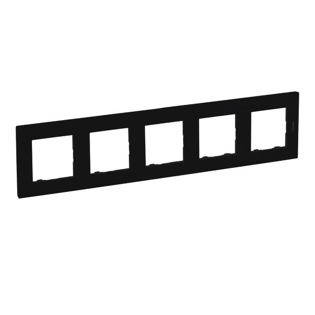 Niloe Step Ramka Pięciokrotna 5X- Kolor Czarny 863595 LEGRAND