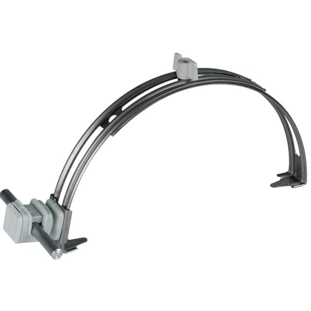 Wspornik dachowy wys. 16 mm, stal nierdzewna NIRO/ tworzywo, szary