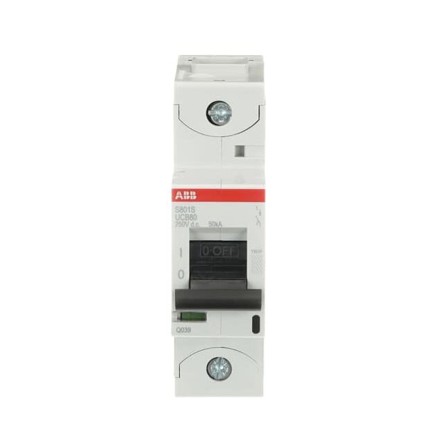S801S-UCB80 Wyłącznik nadprądowy 50kA AC/DC 1P UCB80A 2CCS861001R1805 ABB