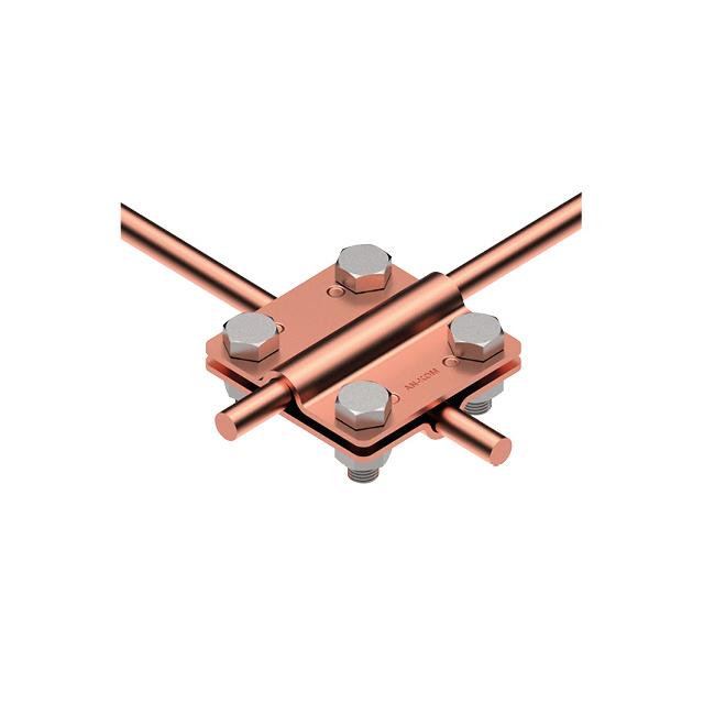 Złącze krzyżowe /małe/ B=30mm 2 płytki 4xM8 /CU/