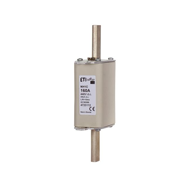 Wkładka topikowa NH do ochrony akumulatorów, magazynów energii DC NH1 gBat 160A 440V DC 004723112 ETI