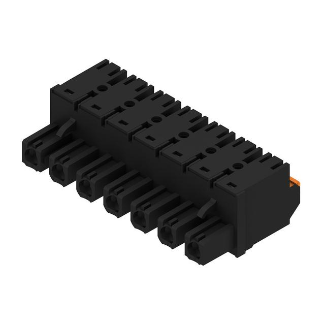 BLF 7.62HP/07/180 SN BK BX Wtyk PCB (złącze wiązki), 7.62 mm, Liczba biegunów: 7, PUSH IN /30szt./ 1227350000 WEIDMÜLLER