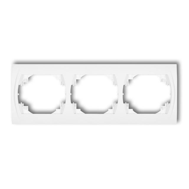 LOGO Ramka pozioma potrójna biała