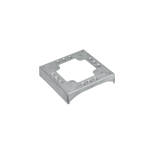 Simon Connect Podstawa 2 nacięcia 85x18 i 2 wycięcia130x18 aluminium