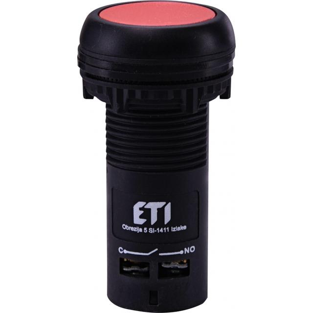 Przycisk kompaktowy z guzikiem krytym, 1NO+1NC, czerwony ECF-11-R 004771470 ETI