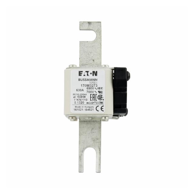 630A 690V 1*KN/110 aR INDICATOR FUSE Wkładka szybka 630A AC 690V compact DIN 1 45x58x134 m 170M3273
