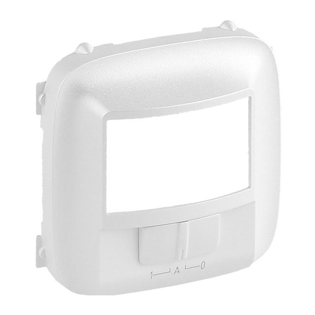 VALENA ALLURE - PLAKIETKA ŁĄCZNIKA AUTOMATYCZNEGO BEZ ZACISKU N Z PRZEŁĄCZNIKIEM ON/OFF PERŁOWA, Leg