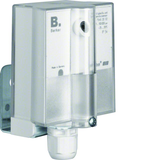BERKER KNX Czujnik natężenia oświetlenia i temperatury n/t biały 75492002 HAGER
