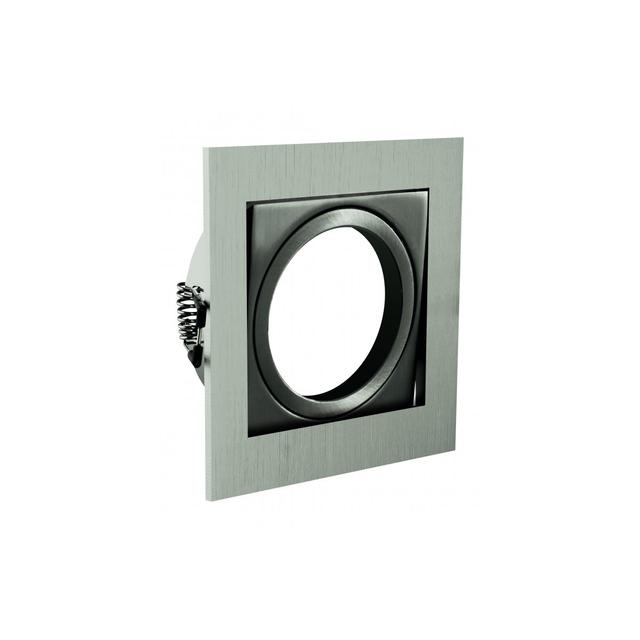SUFITOWA OPRAWA PUNKTOWA VILA UCHYLNA, IP20, KWADRAT, PATYNA