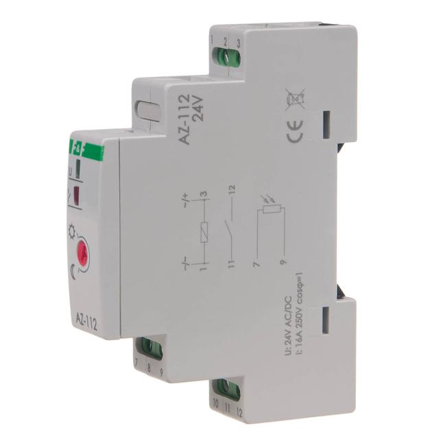 Automat zmierzchowy z zewnętrzną sondą hermetyczną AZ-112-24V F&F