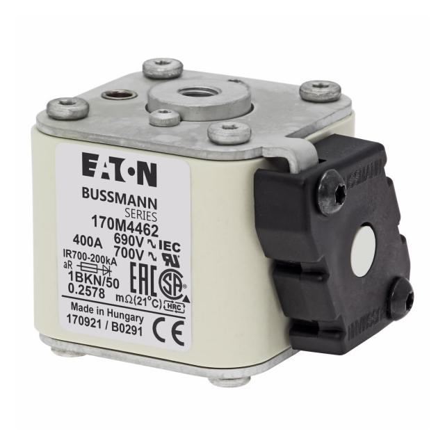 FUSE 400A 690V 1BKN/50 AR UC Wkładka szybka 400A AC 690V rozmiar 1 53x69x51 mm aR IEC UL, 170M4462 E