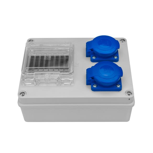 Rozdzielnica 190 2x230V + okienko inspekcyjne 4S IP44