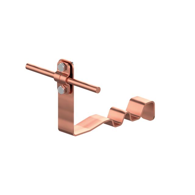 Uchwyt dach.prof.WZÓR 2 ELUS Z-śruba,H=10cm /CU/