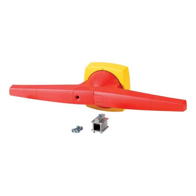 K5CR Dzwignia napędu montaż tablicowy typ C czerwony/żółty 14mm 1818026 EATON