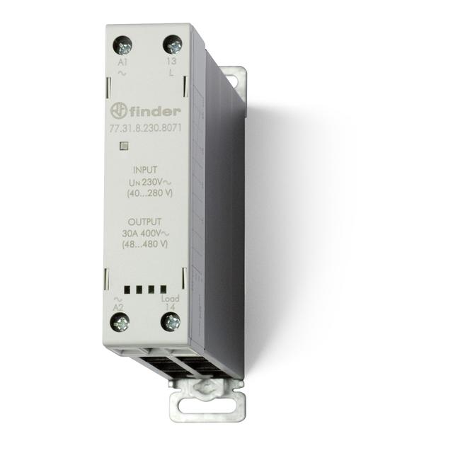 Przekaźnik półprzewodnikowy 1 Z; 30A; sterowanie 230V AC; wyjście 400V AC załączanie natychmiastowe,