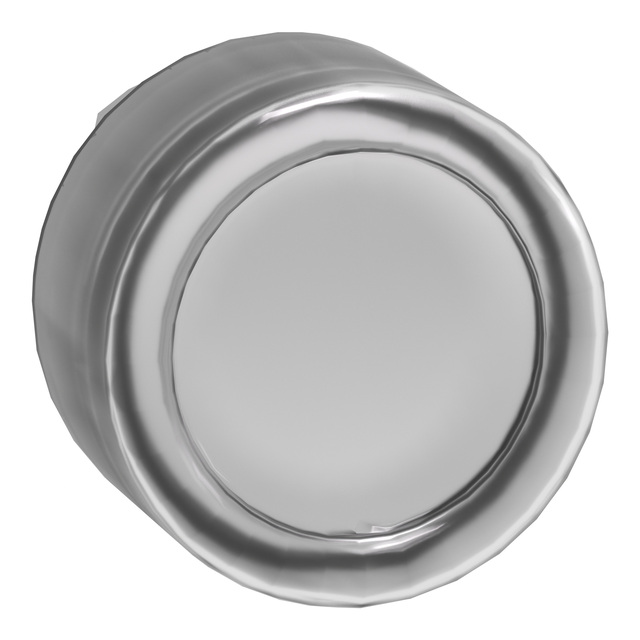 Harmony XB4 Przycisk płaski z samopowrotem LED okapturzona biała metalowa ZB4BW513 Schneider