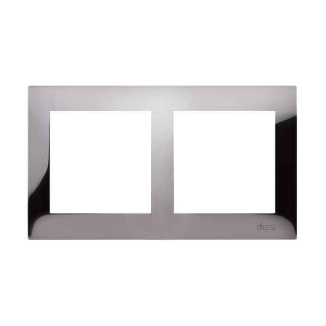 Simon 54 Premium Ramka 2-krotna PREMIUM IP20 / IP44 ciemna stal DR2/67 KONTAKT