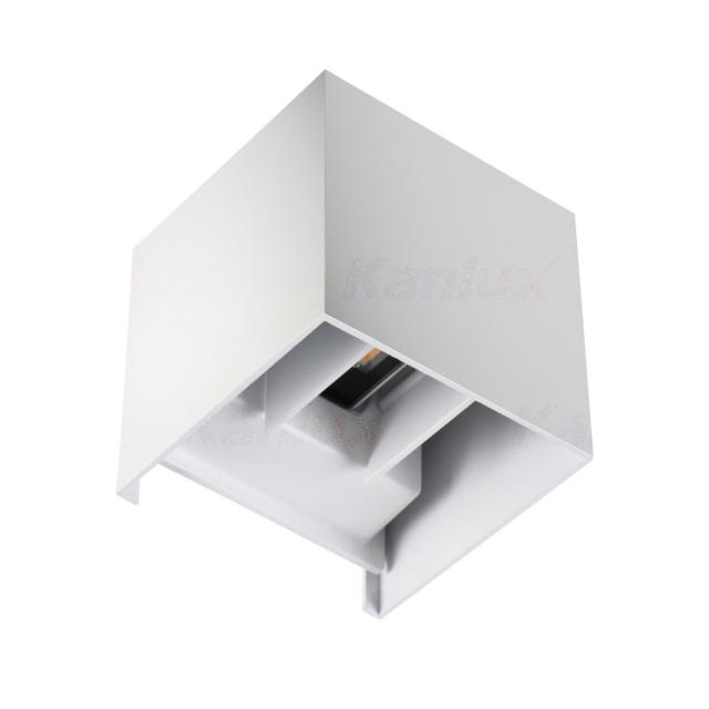 REKA LED EL 7W-L-W Oprawa elewacyjna REKA LED EL 7W-L-W kwadrat 10cmx10cm max 500lm barwa biała IP54