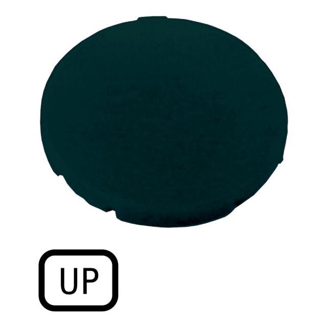 M22-XD-S-GB3 Soczewka przycisku 22mm płaska czarna z opisem /UP/ 218199 EATON