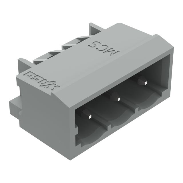 MCS-MIDI Classic wtyk 3-bieg. czarny raster 5 mm /200szt./ WAGO