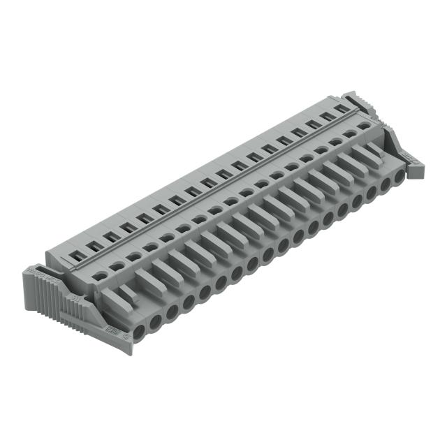MCS-MIDI Classic gniazdo 18-bieg. szare raster 5 mm /10szt./ WAGO