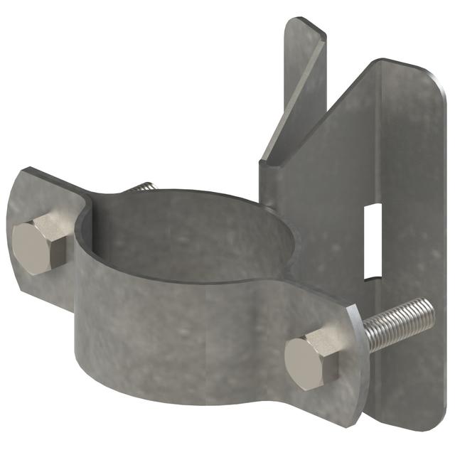Uchwyt na rurę Fi 75 słup wirowy  (metalowy)