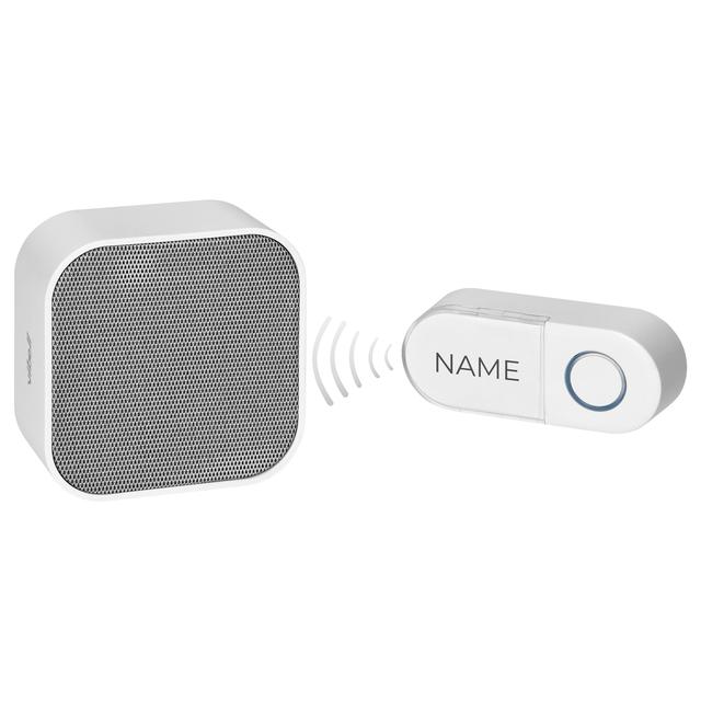 TELA AC, dzwonek bezprzewodowy, sieciowy, learning system, 38 dźwięków, 150m, biały