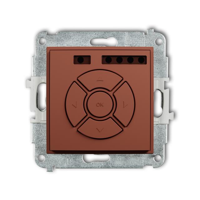 MINI Elektroniczny sterownik rolety (sterowanie lokalne) terakota 63MSR-1 KARLIK