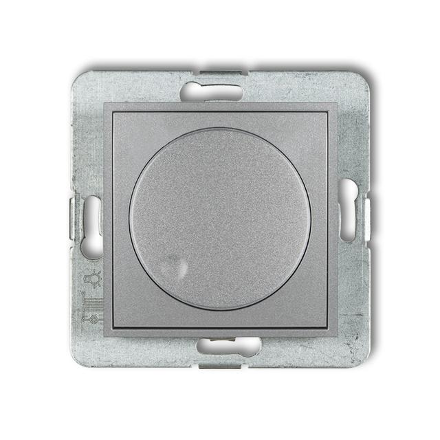 MINI Elektroniczny regulator oświetlenia przycisk-obrót do lamp LED srebrny metalik 7MRO-2 KARLIK