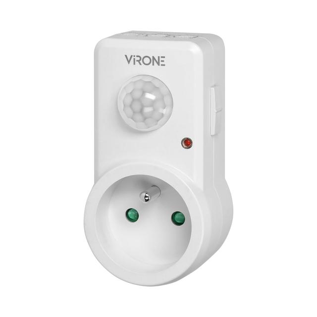Gniazdkowy czujnik ruchu 120st. IP20 280W MS-1 ORNO