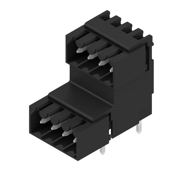 SLD 3.50V/08/90G 4.5SN BK BX Wtyki PCB (złącza płyty), 3.50 mm, Liczba biegunów: 8, kąt odejścia: 90° /50szt./ 1642870000 WEIDMÜLLER