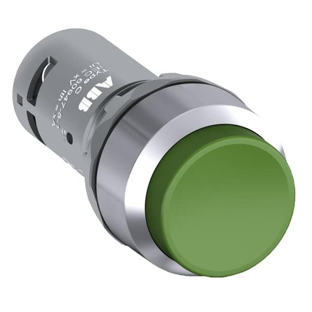 Przycisk monostabilny wypukły 1N0 zielony CP3-30G-10