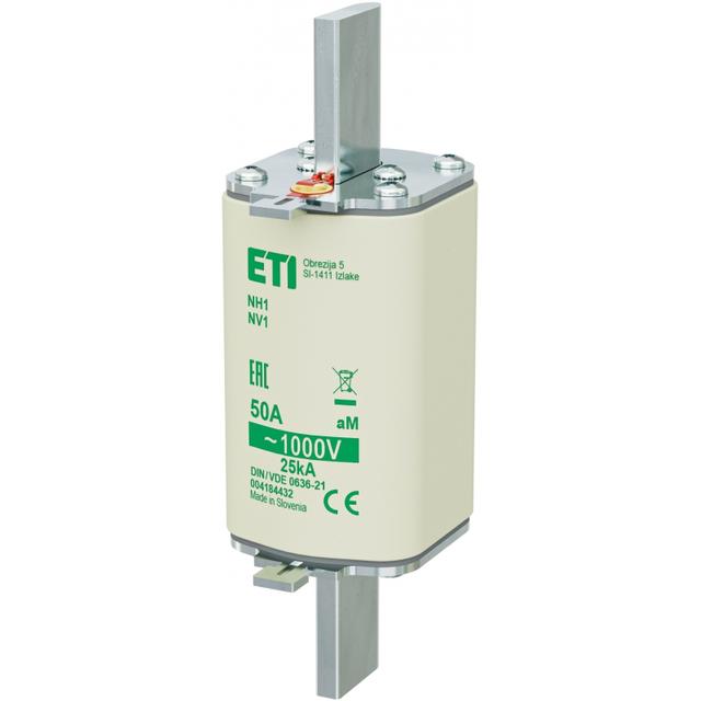Wkładka topikowa NH silnikowa NH1 85 aM 50A 1000V 004184432 ETI