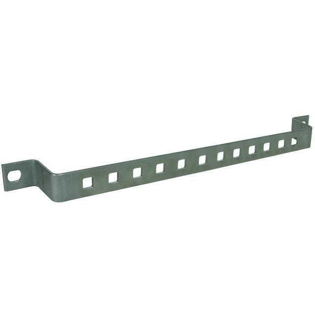 Szyna uziemiająca z otworami 11x11 mm na 12 zacisków, stal nierdzewna NIRO