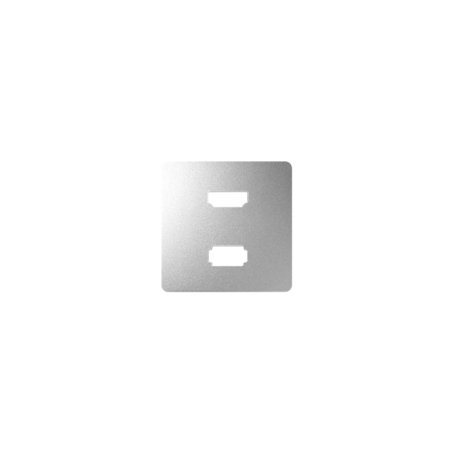 Simon 82 Pokrywa do gniazda USB+HDMI aluminium 8201095-093 KONTAKT